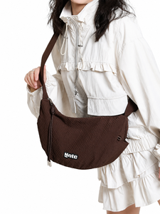 2026 New Arrival Nylon Dumpling Bag, Lightweight Crossbody Sling Bag for Men & Women, Ideal for Sports Cycling, Top Trending - Product Image 1