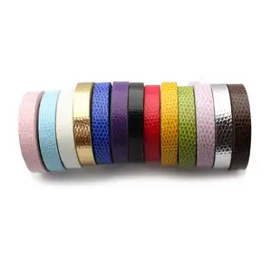 New Design 1m Snake Leather Bracelets Wristbands For Slide Charms Letters Figures Diy Making Kit