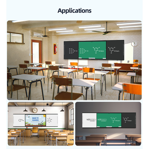 กระดานอัจฉริยะ K12 สำหรับห้องเรียน ขนาด 86 นิ้ว ไวท์บอร์ดแบบอินเทอร์แอคทีฟ หน้าจอสัมผัส LED 4K พร้อมกระดานเขียนด้านข้าง สำหรับการสอนในโรงเรียน - Product Image 5