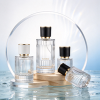 Nouveau design – Flacon de parfum en verre pressurisé cylindrique de 100 ml avec pulvérisateur à pompe et diffuseur à bâtonnets