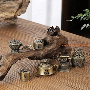 Quemador de <span class=keywords><strong>incienso</strong></span> a precio de fábrica con asa, regalos de purificación de aire, decoración de fragancia de Metal para el hogar, soporte de <span class=keywords><strong>incienso</strong></span> de <span class=keywords><strong>rana</strong></span> de loto - Product Image 5