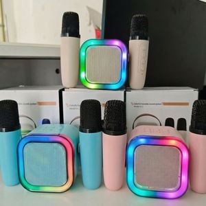 ลำโพงคาราโอเกะบลูทูธ K12 รุ่น 0239 ไมค์ไร้สายเดี่ยว/คู่ ไฟ RGB 7 สี สำหรับงานปาร์ตี้กลางแจ้ง ขายส่งจำนวนมาก - Product Image 4