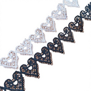 Tela de Encaje Francés Bordada a Máquina, 100% Poliéster, Soluble en Agua, 2.7CM, para Zapatos, Bolsos, Ropa, Regalos, Venta Directa de Fábrica - Product Image 2