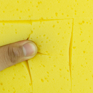 Vente en gros de flotteurs professionnels économiques pour <span class=keywords><strong>carrelage</strong></span> et truelle en plastique Lame en mousse éponge jaune Manche en plastique Truelle légère - Product Image 6