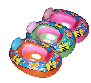 Latest designed Affordable wholesale baby swimming ring floats with safety seat