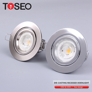 Luz descendente <span class=keywords><strong>Led</strong></span> empotrada redonda para interiores, accesorio empotrado de aluminio de fundición a presión, Gu10 <span class=keywords><strong>Mr16</strong></span> - Product Image 2
