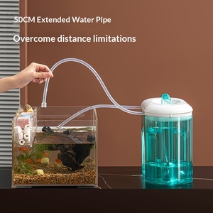 <span class=keywords><strong>Cambiador</strong></span> de Agua Automático para Acuario, Limpiador de Grava Eléctrico Recargable de 2000 mAh, Manguera de <span class=keywords><strong>Silicona</strong></span> Doble de 3000 ml para Pecera - Product Image 3