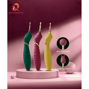 Scepter Teasing Vibrator Female Masturbator Foreplay Pen Vibrator Sex Toys For Woman In Pakistan Double Ended Vibrator