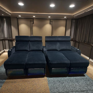 เก้าอี้โซฟาปรับเอนได้สำหรับโฮมเธียเตอร์ทันสมัยผ้านุ่มทนทานสำหรับโฮมเธียเตอร์ - Product Image 2