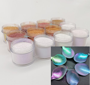 Bestseller Color shifting Matte Liquid Lip gloss Chamäleon Chrom Pigment pulver - Product Image 4