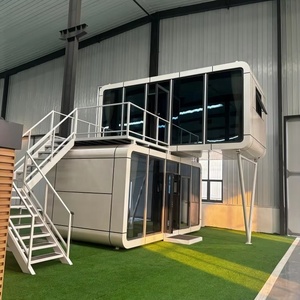 บ้านสำเร็จรูปแบบตู้คอนเทนเนอร์เคลื่อนที่ได้ ดีไซน์ใหม่ปี 2024 คุณภาพสูง ตกแต่งตามสั่ง ทันสมัย พร้อมห้องครัว ขายดี - Product Image 1