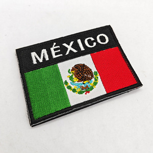 Durable coser en PVC Bandera de México insignia de moral táctica bandera <span class=keywords><strong>mexicana</strong></span> bordado hierro en parche para sombreros mochila camisa - Product Image 4