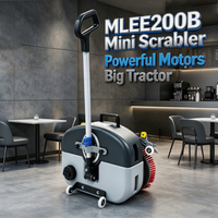 Nouvelle autolaveuse compacte manuelle autopropulsée MLEE200B, petite machine de nettoyage de sol puissante