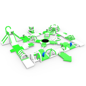 Parc aquatique gonflable commercial, parcours d'obstacles flottant modulaire Aqua pour la mer, le lac, aire de jeux professionnelle gonflable flottante - Product Image 6