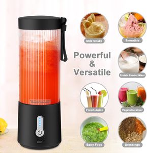 Mixeur portable personnalisé avec logo, 450 ml, pour l'extérieur et les voyages, vente en gros - Product Image 4