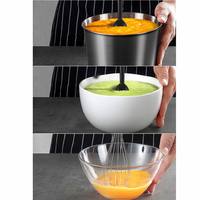 Mixeur Électrique Portatif 200W, Mixeur Alimentaire de Cuisine Amovible, Boîtier ABS, Mixeur Plongeant à Vitesse Unique pour la Cuisine à Domicile