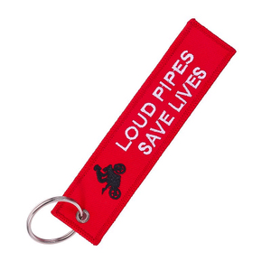 Porte-clés personnalisé brodé en acier inoxydable, écologique, avec texte identique <span class=keywords><strong>des</strong></span> deux côtés, pour personnel d'aviation, vente en gros en vrac, usine OEM - Product Image 2