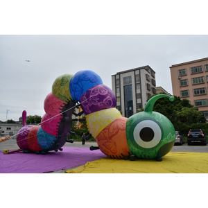 Sculpture géante gonflable personnalisée KeepFuns en forme de <span class=keywords><strong>chenille</strong></span> |   Installation artistique colorée pour les défilés, les festivals et les événements pour enfants - Product Image 5