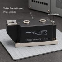 Módulo Tiristor TECHSEM MTC400-18-416F3, Semiconductor de Potencia SCR 416F3, Componente de Montaje en Chasis para Electrónica de Potencia Industrial