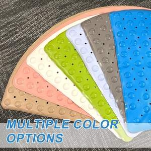 Alfombrilla de Baño de PVC Personalizada en Forma de Abanico, Alfombrilla Antideslizante Triangular para Bañera, Alfombra de Spa para Adultos y Niños, Alfombrilla de Ducha con Ventosas - Product Image 5