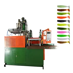 Monochrome plastic simulation earthworm tempt fish manufacturing injection molding machine