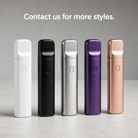 Briquet électronique transparent fin de qualité supérieure en plastique pour cigarettes électroniques CR