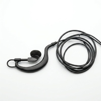 Earphone Satu Sisi Laris untuk Samsung iPhone, Earphone Headset Kabel Tipe C, Air Tube, Earbud On-Ear untuk Ponsel