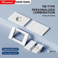 Prise murale standard européenne de type 118, 250V 16A, pour la vente en gros en Europe