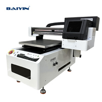 Imprimante à jet d'encre UV automatique Baiyin XY-YT4050 avec tête d'impression XP600 pour feuilles acryliques, étuis de téléphone, étiquettes, flex