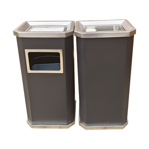 Cestino di cenere in acciaio inossidabile verticale ecologico con secchio a buccia integrato per <span class=keywords><strong>hotel</strong></span> centri commerciali corridoi spazi pubblici - Product Image 3