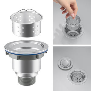 Vendita calda SUS304 lavabo posteriore doppio lavello coperchi di scarico filtro tubo flessibile tubo di fognatura tubo di plastica con tubo di scarico flessibile del <span class=keywords><strong>lavandino</strong></span> - Product Image 3