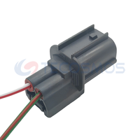 Adaptateur de connecteur de klaxon automobile de haute qualité pour Honda 2 broches mâle CT2-0095G Contact en cuivre et boîtier en ABS/Nylon
