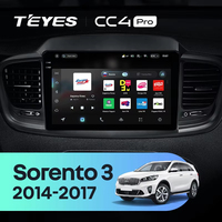 TEYES-Autoradio CC4 PRO pour Kia Sorento 3 2014 - 2017 CarPlay Android Auto 2DIN, autoradio multimédia stéréo