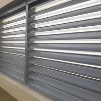 Système de volets modernes verticaux en forme de Z en alliage d'aluminium à haute efficacité énergétique pour le toit des bureaux à domicile