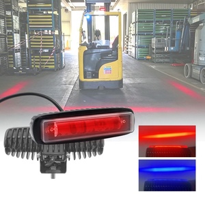 Neue DC10-80V Sicherheitswarnleuchte SG-LW18R Aluminiumlegierungsgehäuse für Gefahrenbereich-Leuchten Gabelstapler Baumaschinen - Product Image 1