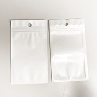 Vente en gros de pochettes pour sacs en mylar transparents blancs de tailles multiples sacs d'emballage en plastique zip-lock