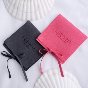 Factory Direct Jewelry Packaging <b>Pouches</b> Velvet Drawstring <b>Pouch</b> Bag with Logo Custom for Necklace Bracelet Earring Jewelry - Product Image 6
