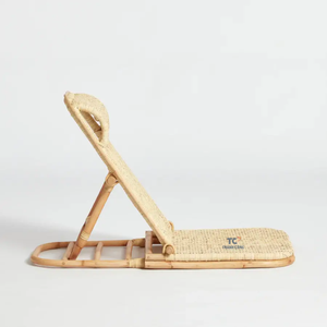 เก้าอี้ชายหาดหวายแบบพับได้พับได้เก้าอี้พักผ่อนหวายแบบพกพาเก้าอี้ชายหาดกลางแจ้งพับได้ - Product Image 5