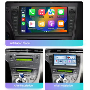 For 2009-2013 Prius Compatible Android Central Control Navigation Radio Large Screen Reversing <b>System</b> Split GP-PURS-9232-CPY - Product Image 4