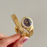 Montre à quartz de luxe pour femme Scottie 9836B - Cadran ovale moderne en nacre avec bracelet serpent, chiffres romains, mouvement 30 ATM