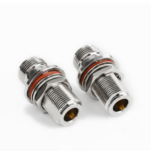 N Female To N Female Bulkhead <strong>Connector</strong> 50ohm Antenna <strong>RF</strong> Coaxial Adapter Fit Ham Radio Antenna Extension <strong>RF</strong> Cable Assembly - Product Image 1