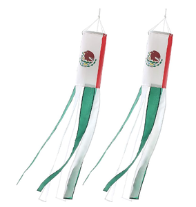 Vente en gros de chaussettes de vent personnalisées avec drapeau Jordanien, en polyester, numériques, pour l'extérieur, festives, durables, avec motifs personnalisés, accessoires de suspension - Product Image 3