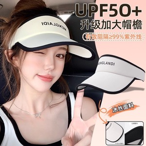 Gorra con Visera Mengjiaodi, Transpirable, Protección Anti-UV para Mujer, Sombrero para el Sol con Diseño de Logotipo - Product Image 2