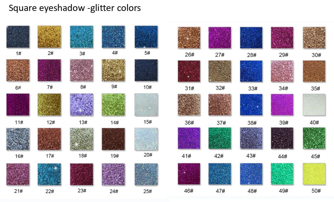 Couleurs paillettes