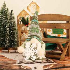 Precio de fábrica Conjunto de decoración navideña iluminada <span class=keywords><strong>Reno</strong></span> <span class=keywords><strong>Rudolph</strong></span> brillante con <span class=keywords><strong>nariz</strong></span> <span class=keywords><strong>roja</strong></span> y regalo de estatua de Gnomo festivo - Product Image 3