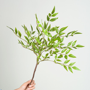 Plante artificielle Nandina Domestica Flower Delight 110 cm en plastique moulé par injection pour décoration intérieure et présentation de mariage - Product Image 3