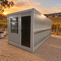 Maison conteneur pliable préfabriquée pour l'hébergement des travailleurs de vignobles avec assemblage rapide et conception portable