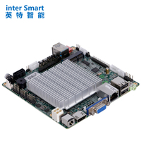 ELSKY sans ventilateur Quad Cores 2.42GHz J1900 CPU Carte mère NANO9F Ethernet LAN 2.41/5G Wifi écran tactile client fin