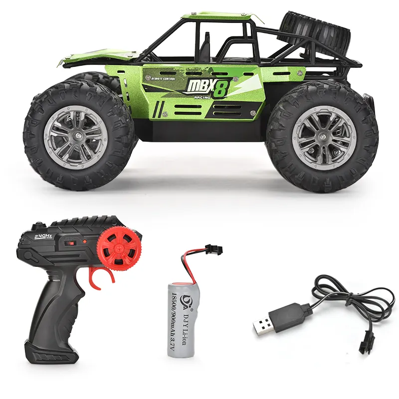 Fábrica 1:18 2.4g liga de metal rc rock crawler, controle de rádio, brinquedos fora da estrada, carros