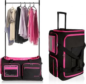 Porte-vêtements pliable à roulettes BSCI, sac de voyage, sac de danse à roulettes, best-seller, de bonne qualité - Product Image 2